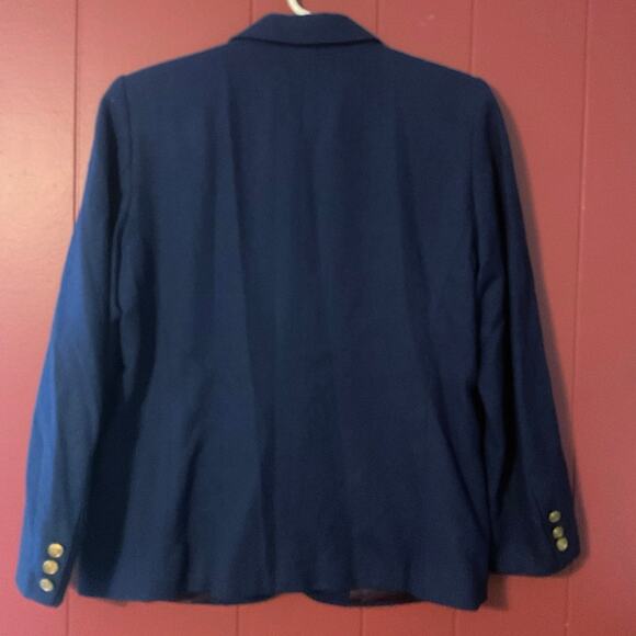 Haberdashery Size 10 Wool Blend Blazer Navy Blue - Picture 10 of 12